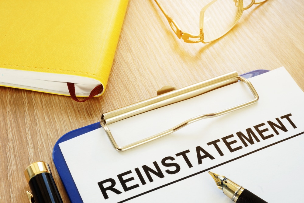 loan reinstatement