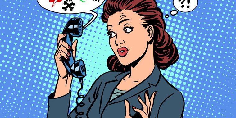 angry phone call