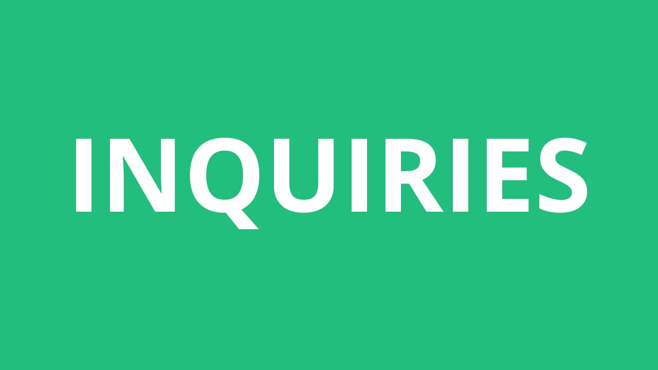 credit inquiries