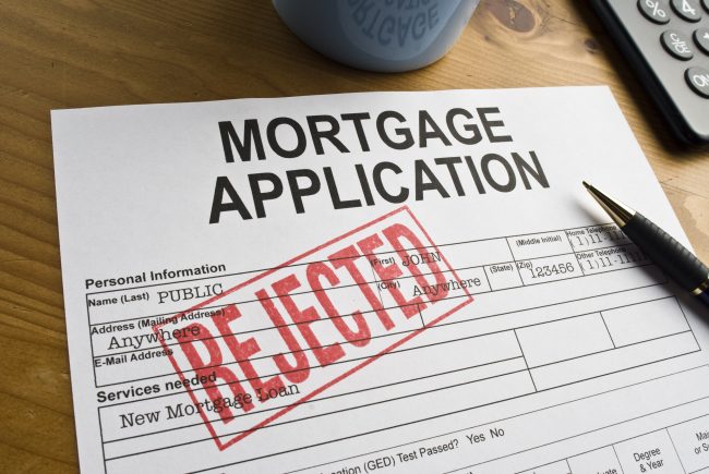 mortgage denied