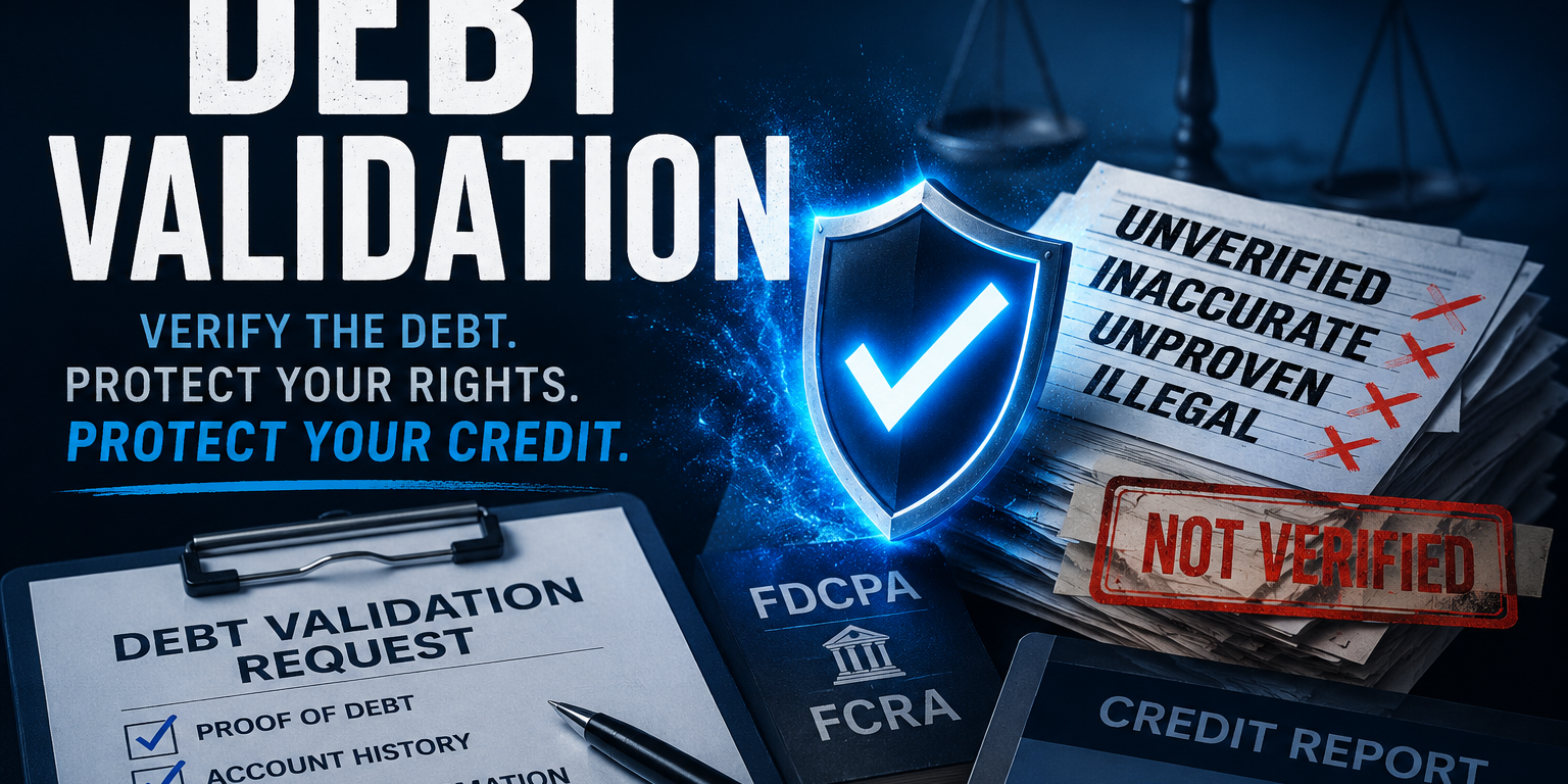 validate debt